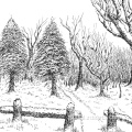 Painting Winter Spirit Winter spirit of pen and ink painting Supplier